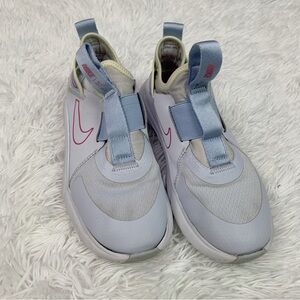 Nike Kids Girls Size 3Y Flex Plus PS Cobalt Bliss Cosmic Fuchsia sneakers